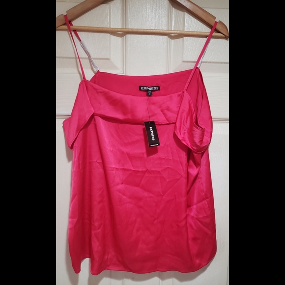 Express Tops - Express cold shoulder tank (size large)